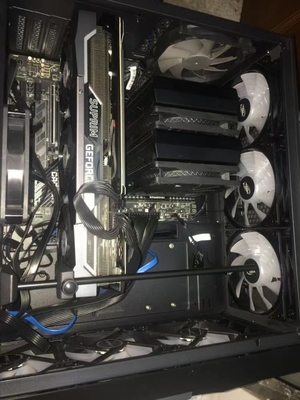 GDDR6X 850W MSI GeForce RTX 3070 Ti Grafiekkaart 1860MHz van SUPRIM X 8G-