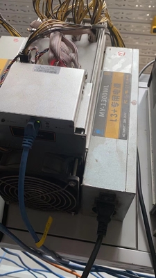 Gebruikte Lite-Muntstukmijnwerker 942W Bitmain Antminer L3++ 550M 6.5Kg