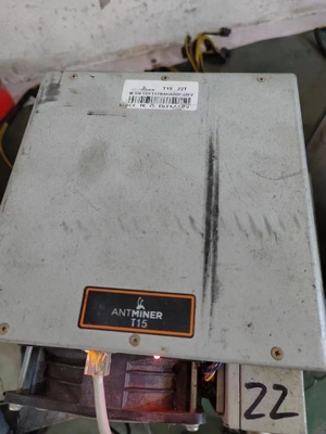 van het de Mijnbouwmateriaal van 1541W Cryptocurrency Mijnbouw van Bitmain Antminer T15 23TH BTC de Tweedehandse