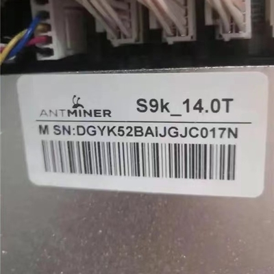 Machine van de de Muntmijnbouw van 1148W Asic Bitmain Antminer S9K 14T de Tweedehandse Digitale