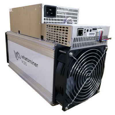 Het tweedehandse Voorzien van een netwerk van de de Mijnbouwmachine 60W/T Ethernet van Microbt Whatsminer M21S 58T BTC